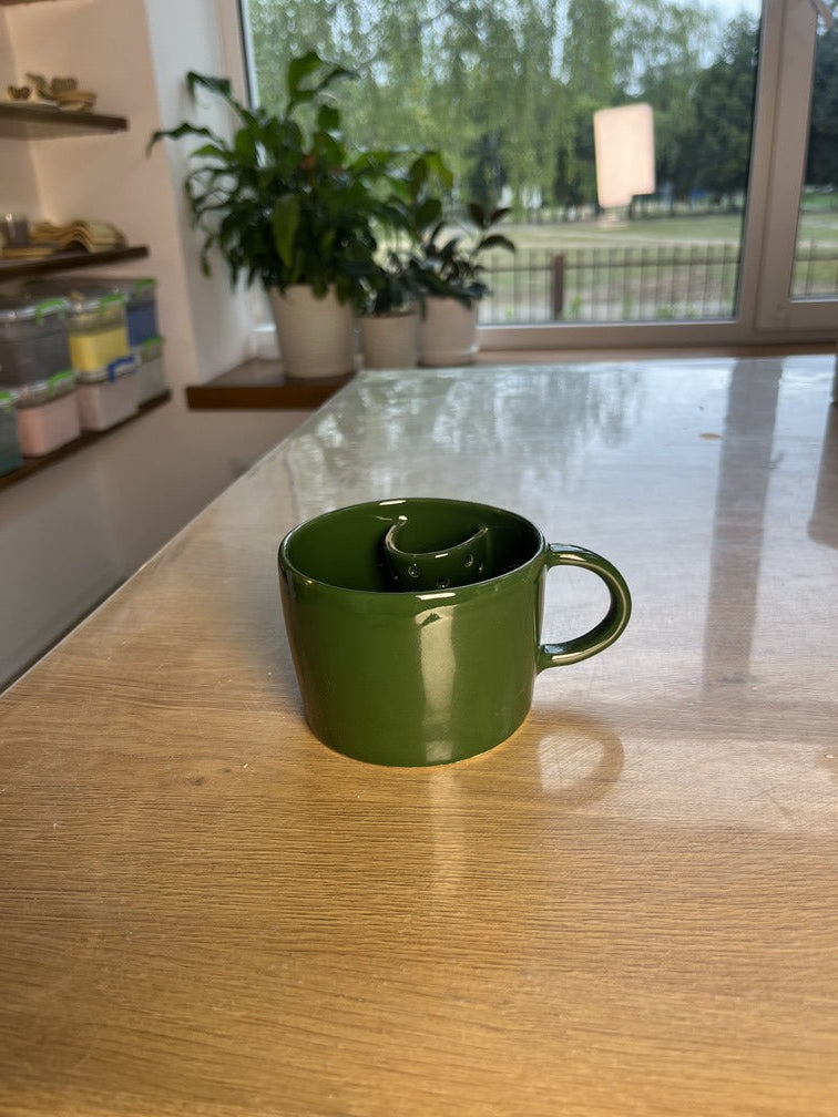 Handmade Ceramic Mug with Infuser – Vilnotik Ceramics